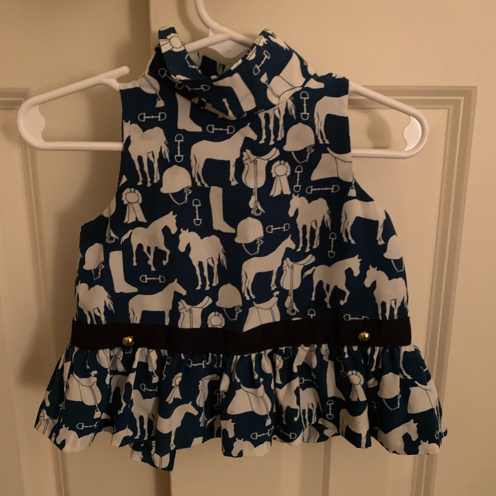 Janie and Jack equestrian horse top